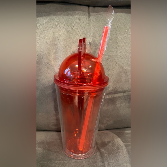 Mickey Mouse 16oz Tumbler & Straw New - Picture 2 of 4